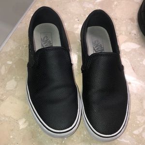 Vans Perf Leather Slip-ons